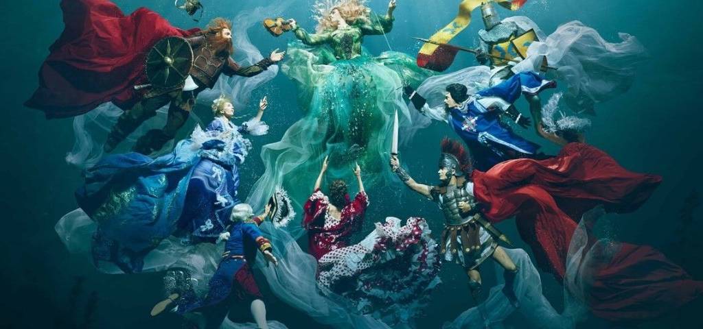 Photo de noces sous l'eau