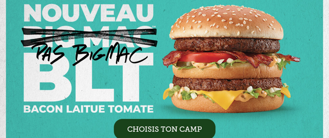 McDonalds continue sa saga Big Mac avec l'arrivée d'un petit nouveau dans la gamme : le Big Mac BLT. Burger
