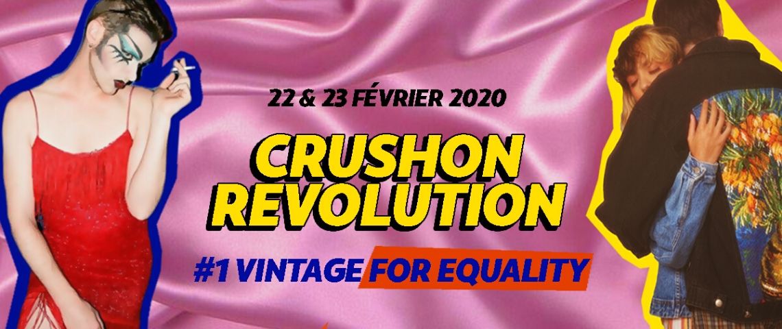 Crushon lance la 2ème édition des Crushon Vintage Markets Affiche de l'évènement Crushon Revolution
