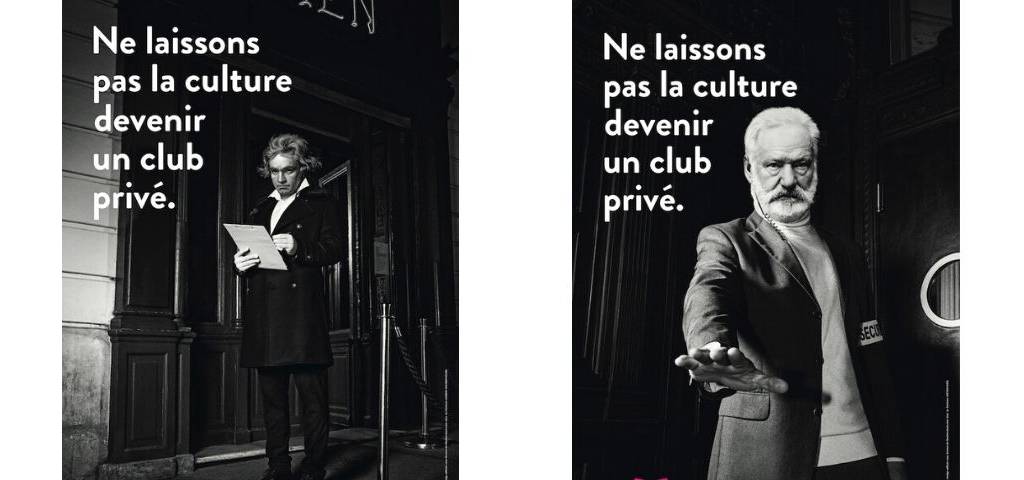Affiches de la campagne de la fondation cultura
