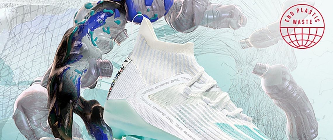 Adidas lance 2 nouveaux tissus, issus de déchets plastiques marins recyclés basket adidas réalisés avec du plastique marin recyclé
