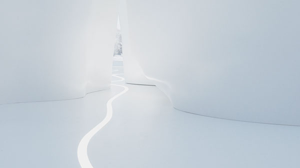 Espace tout blanc