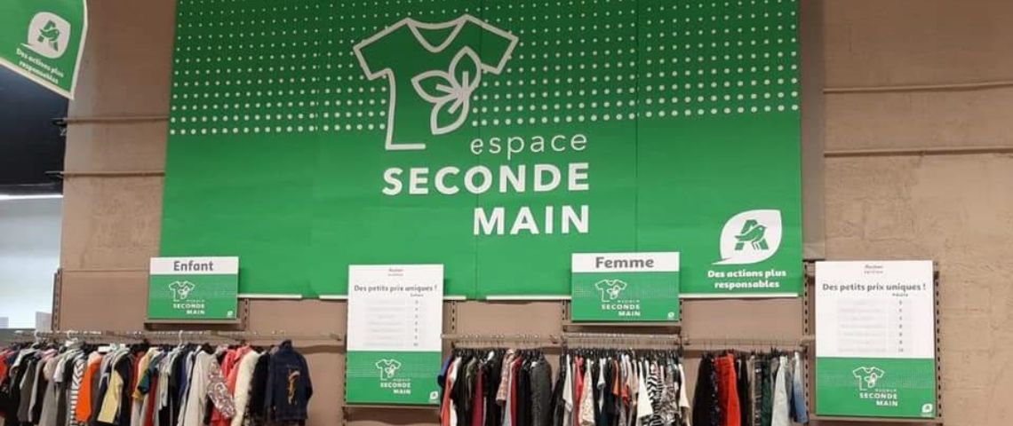 Auchan Retail France teste des espaces seconde main en textile dans 5 de ses hypermarchés Espace seconde main Auchan