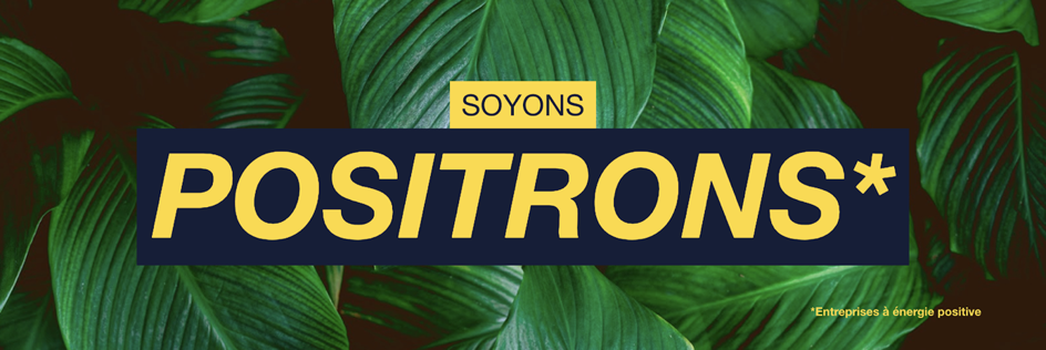 Logo Soyons Positrons (Entreprise à énergie positive)