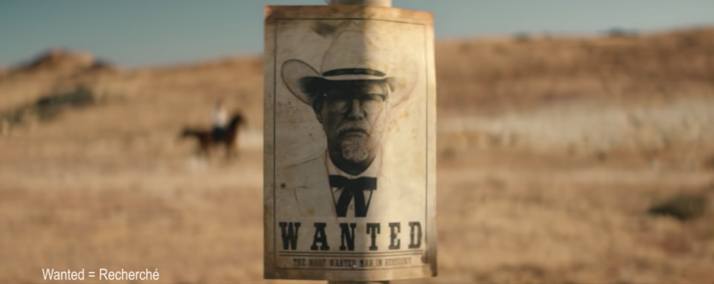 Affiche Wanted du Colonel Sanders de KFC