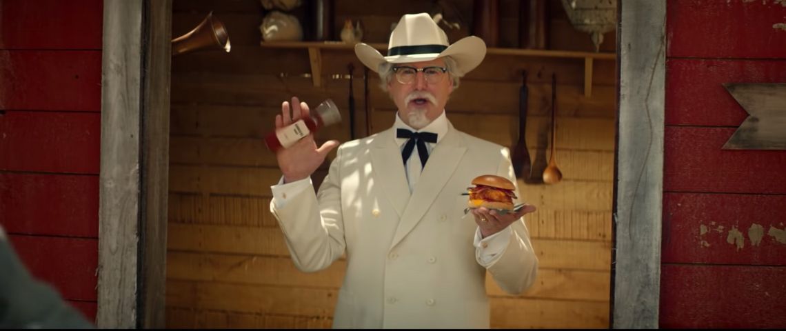 La nouelle campagne de communication de KFC, signée par l'agence Sid Lee Parisn nous ramène dans le Kentucky au temps des cow-boys Le Colonel Sanders de KFC