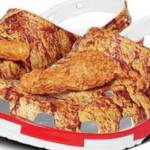 Visuel des crocs réalisées en partenariat avec KFC