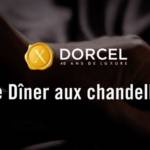 Affiche Dorcel pour le coffret Diner aux Chandelles