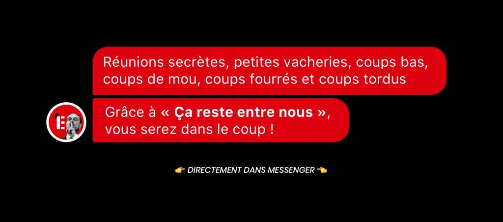 Capture d'écran du Chatbot "ca reste entre nous"