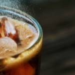 Soda dans un verre