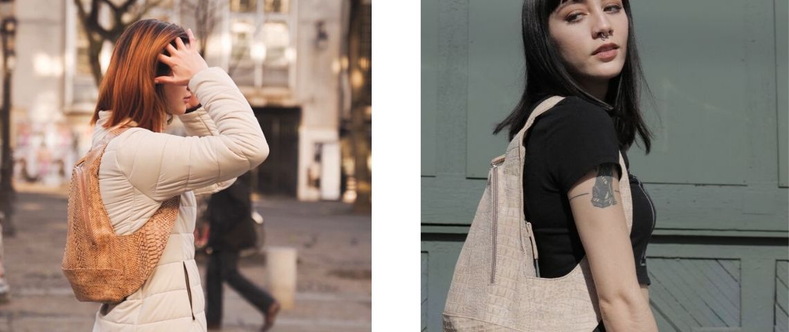 La marque parisienne Arsayo lance une collection végane de « cuirs exotiques » en liège sur Kickstarter Sac Arsayo en cuir de liège