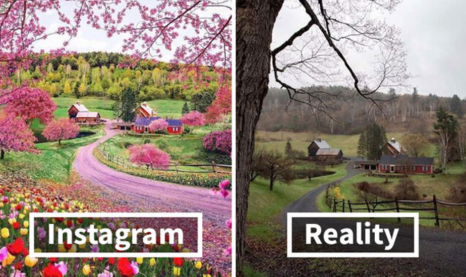 Instagram vs réalité