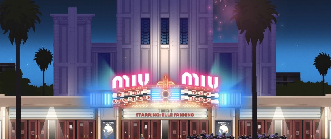 Foulez le tapis rouge avec Elle Fanning dans le dernier jeu vidéo Miu Miu signée par Stink Studios Capture d'écran du jeu Miu-Miu