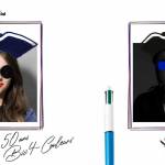 Melanie et Margaux avec le filtre Bic sur l'une de leur photo