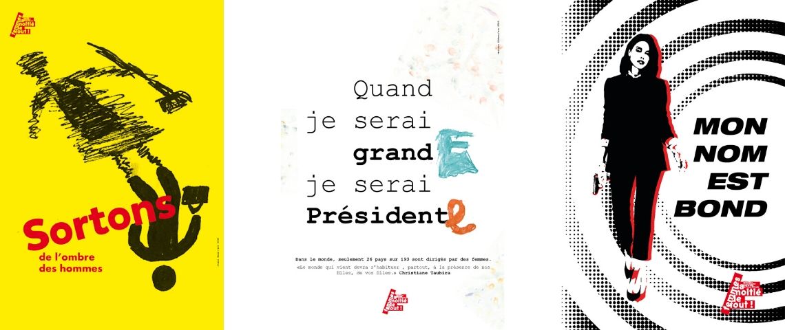 Dans le cadre de la Journée Internationale des Droits des Femmes, les etudiants de l'ECV réalisent une campagne d'affichage sur l'Egalité Femmes-Hommes Affiches des étudiants de l'ECV