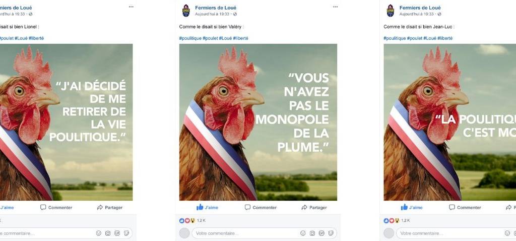 Affiche de la campagne de communication de Loué
