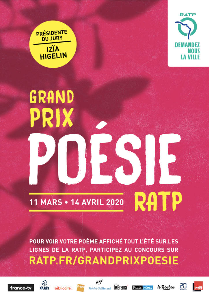 Affiche du grand prix poésie RATP