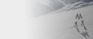 Grimpeurs en haute montagne