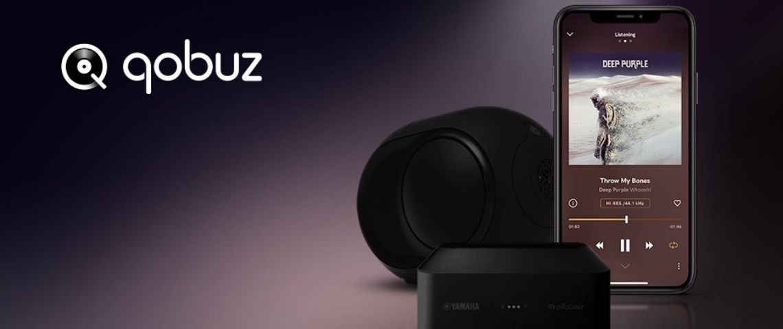 Qobuz, le service français de musique haute qualité́, lève 10 millions d'euros pour bosster son offre et accélerer son développement Logo Qobuz