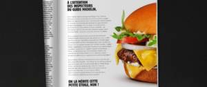 Lettre ouverte publiée dans la presse par Burger King