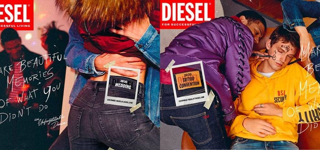 Visuels de la campagne de communication de Diesel