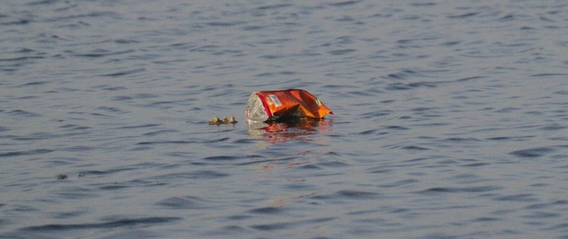 I Clean My Sea, la première app qui permet de signaler les plastiques en mer, lance une campagne mondiale de collecte des déchets Bouteille plastique flottant sur l'eau