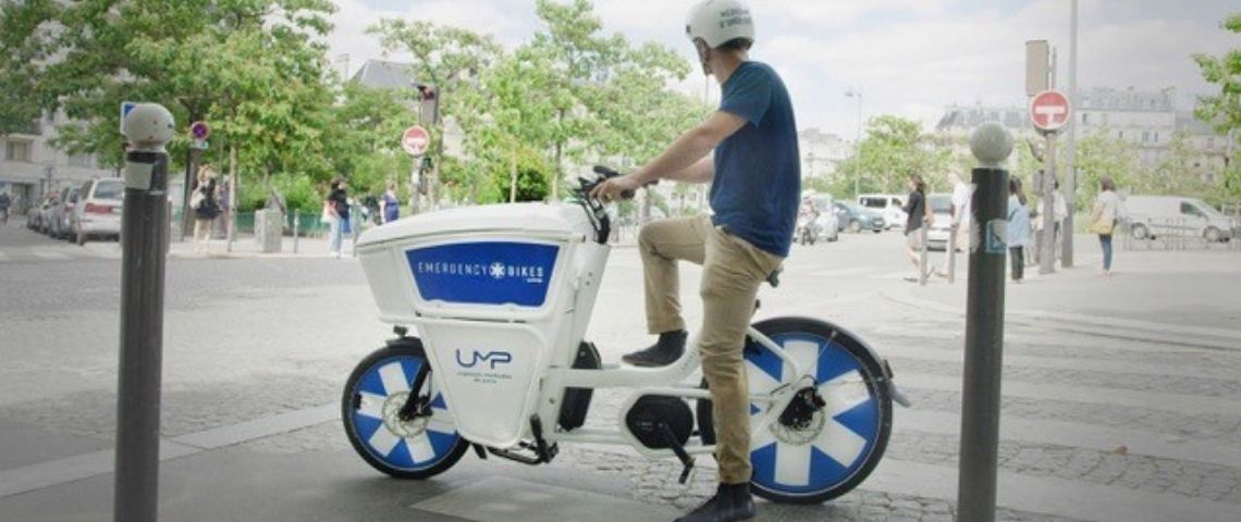 L’agence Wunderman Thompson et Ecox, spécialiste des vélos électriques ont crée Emergency Bikes, un vélo médical, tout équipé Emergency Bikes