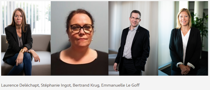 Laurence Delechapt, Stéphanie Ingot, Bertrand Krug, Emmanuelle Le Goff