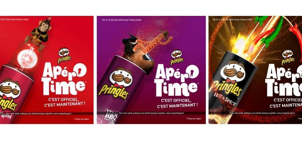 Visuels de la campagne Pringles