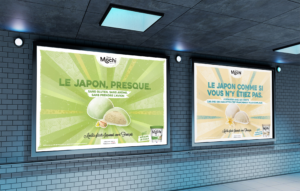 Campagne d'affichage Exquis Mochi