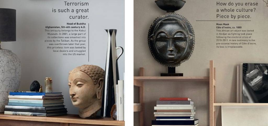Affiche de la campagne de l'UNESCO : Le vrai prix de l'Art
