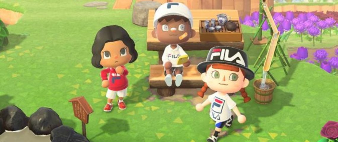 Fila s'associe avec Nook Street Market pour lancer une collection capsule sur Animal Crossing : new horizons Collection capsule New Horizon