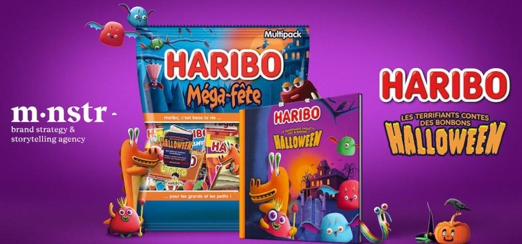 Paquets de bonbons Halloween d'Haribo