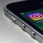Icone Instagram sur un téléphone portable