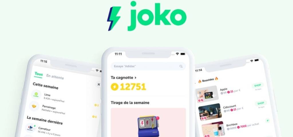 Capture de l'application Joko