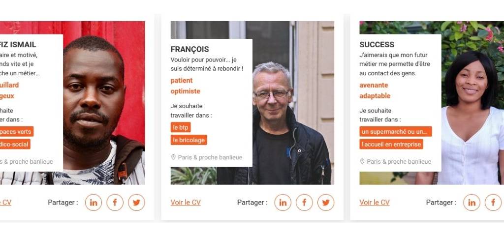 Profil de certains candidats de LinkeOut
