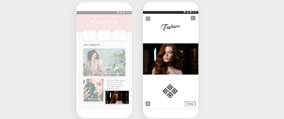 Thumbnail, le nouveau format publicitaire d'Ogury, non plein écran, conçu pour mobile Capture de l'application Thumbail