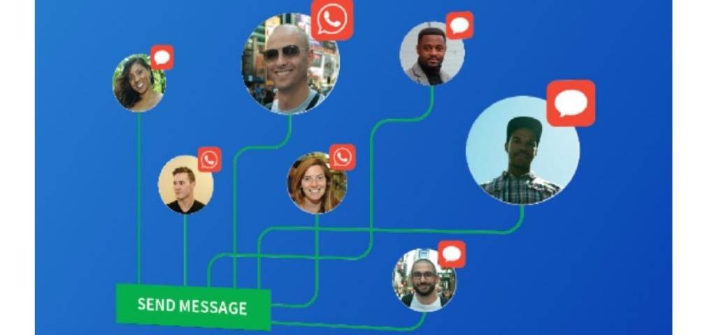 Réseau de gens interconnectés