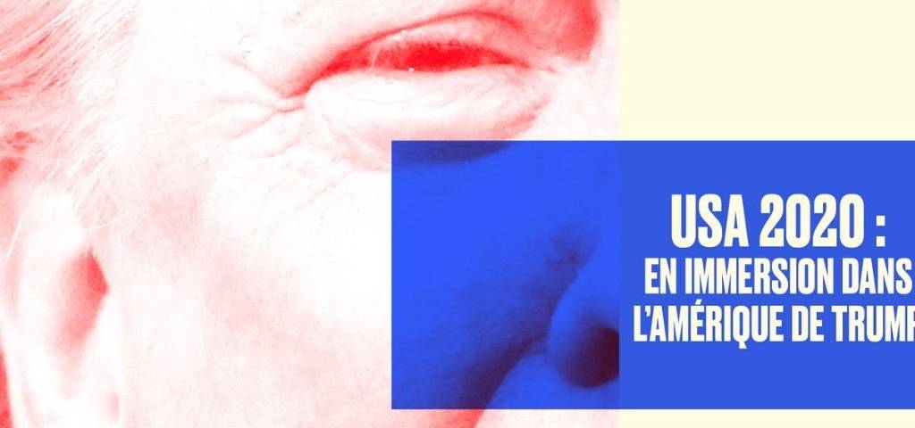 Affiche de la séries de Vice TV : « USA 2020 : en immersion dans l’Amérique de Trump »