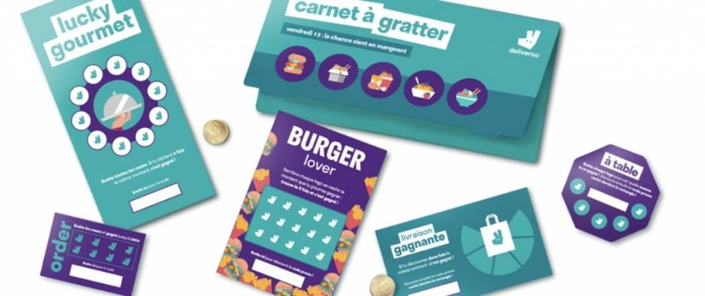 Tickets à gratter Deliveroo