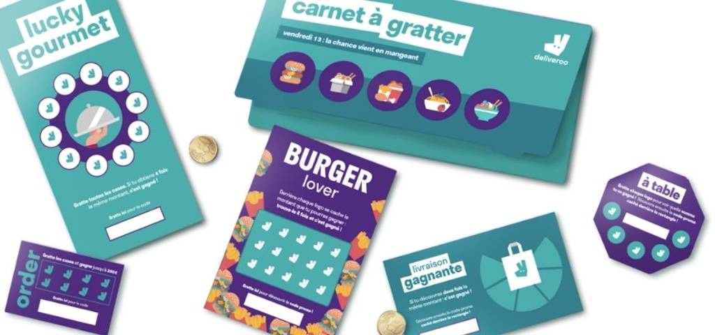 Tickets à gratter Deliveroo