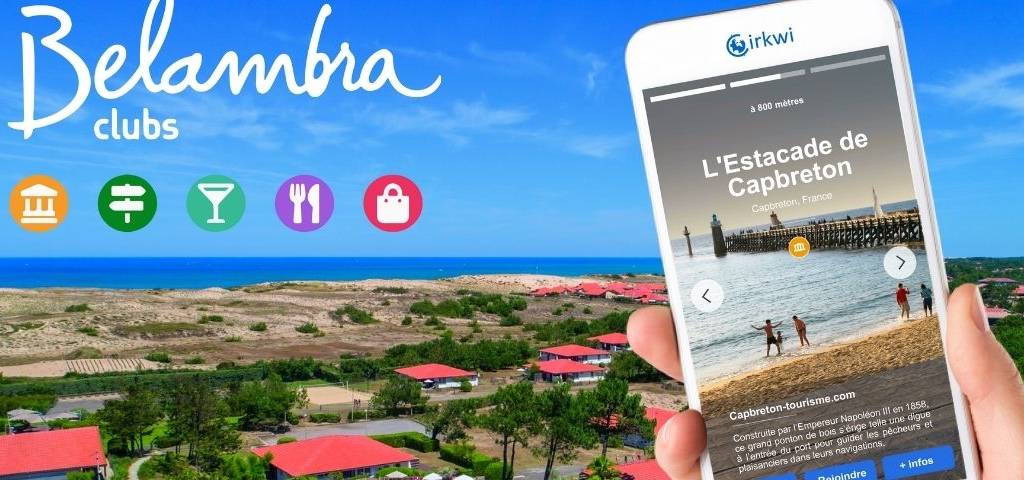 Application cirkwi du site Belambra.fr