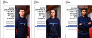 Capture de la campagne d'affichage du ministère de la justice