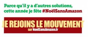 Flyer pour rejoindre le mouvement #NoëlSansAmazon