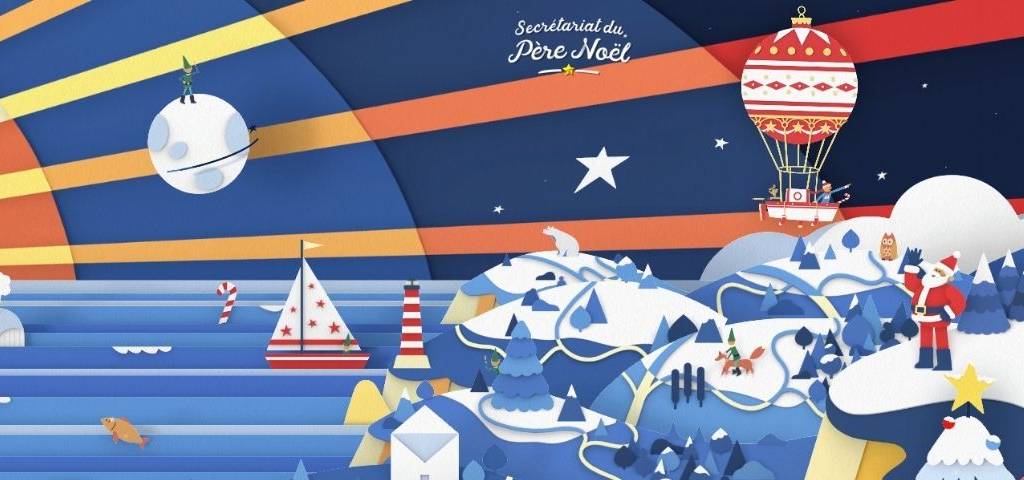 capture d'écran de l'application du secrétariat du père noel numérique