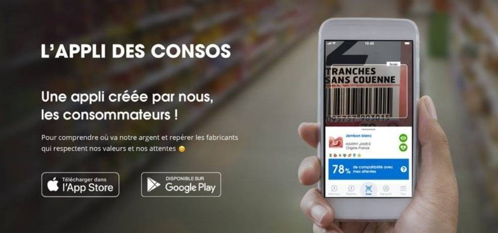 Visuel du téléchargement de l'application