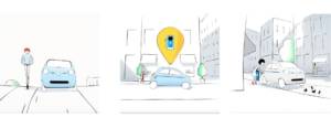 Visuel de la campagne pour la Twingo Electrique