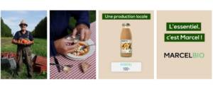 Visuel de la campagne de Marcel Bio