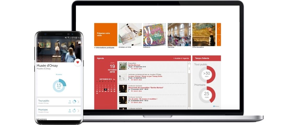 La start-up Affluences lève 4 millions d’euros pour généraliser l’accès aux données d’affluence dans les lieux accueillant du public Capture d'écran de la plateforme Affluences