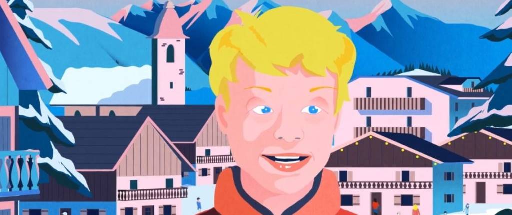 Jeune garçon aux cheveux blonds
